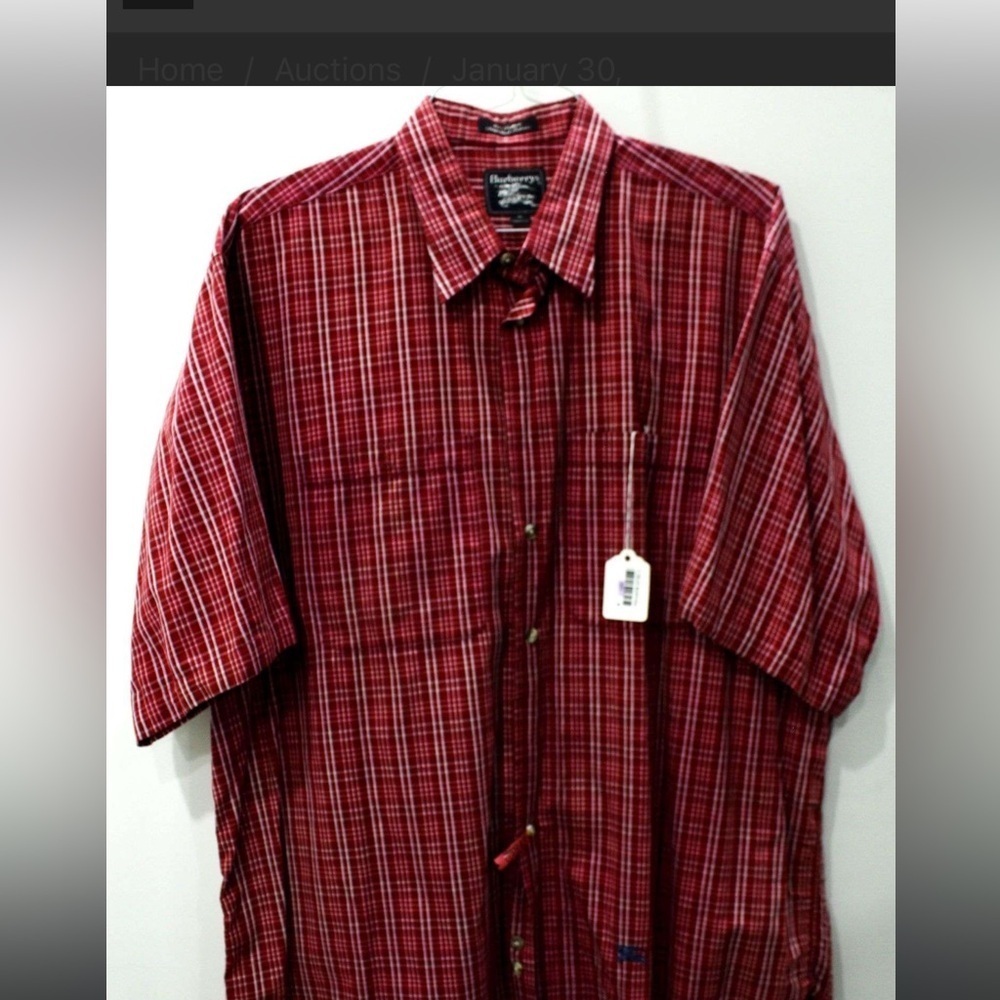 Authentic Burberry Men's Button Down Shirt
